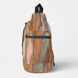 Green Camo Tree Bark Sling Bag