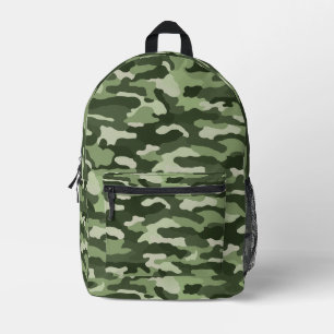 Green Camouflage Bedrukte Rugzak