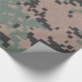 Green Camouflage Cadeaupapier (Hoek)