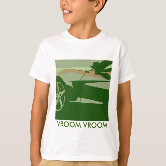 Green Camouflage Corvette T-shirt (Voorkant)