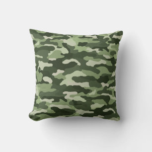 Green Camouflage Kussen