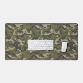 Green Camouflage Pattern Bureaumat (Keyboard & Muis)
