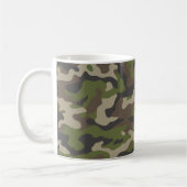 Green Camouflage Pattern Koffiemok (Links)