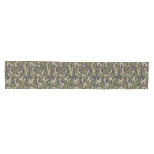 Green Camouflage Pattern Medium Tafelloper (Horizontaal)