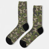 Green Camouflage Pattern Sokken (Links)
