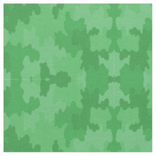 Green Camouflage Pattern Stof