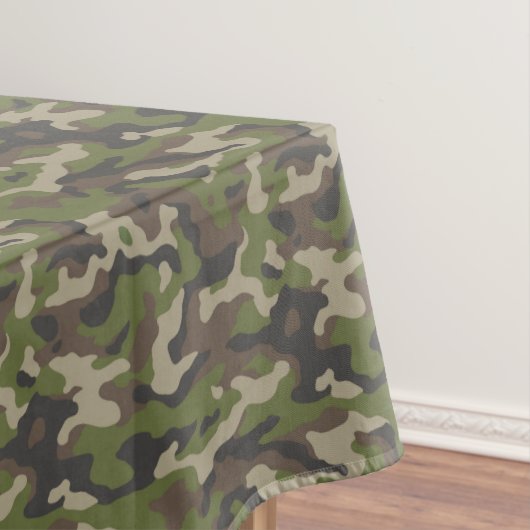 Green Camouflage Pattern Tafelkleed (Voorbeeld)