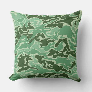 Green Camouflage Pillow Kussen