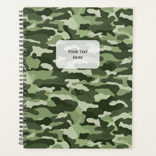 Green Camouflage Planner (Voorkant)
