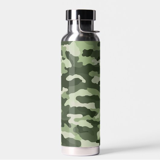 Green Camouflage Waterfles (Links)