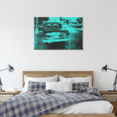 Green Canvas Afdruk (Insitu (Slaapkamer))