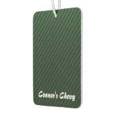 Green Carbon Fiber Style Luchtverfrisser (Links)