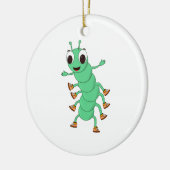 Green Caterstone Keramisch Ornament (Links)