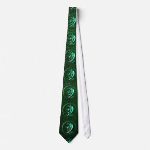 Green Celtic Dragon Stropdas