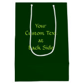 Green Celtic Knot Caduceus Medium Cadeauzakje (Achterkant)