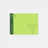 Green Celtic Knot Caduceus Post-it® Notes (Voorkant)