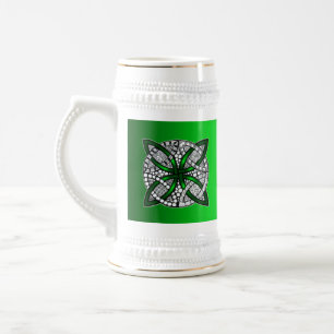 Green Celtic Knot Original Art Bierpul