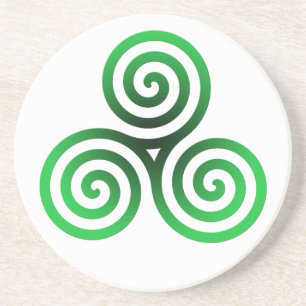 Green Celtic Tris Zandsteen Onderzetter