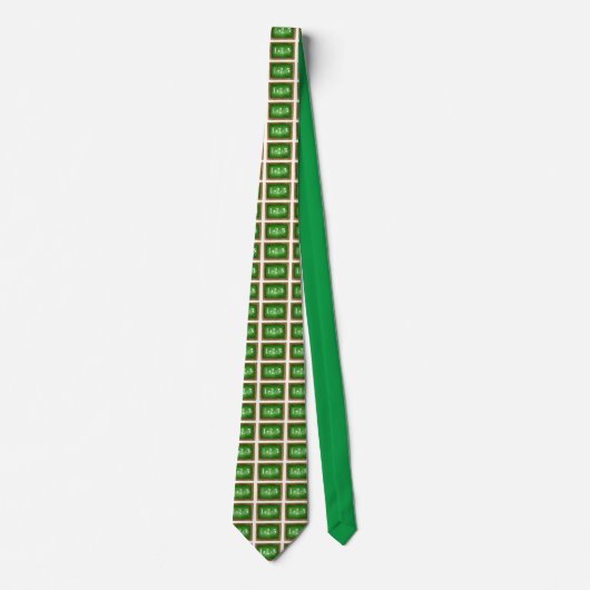 Green Chalkboard Ardoise Math Enseignant Cravate c (Devant)
