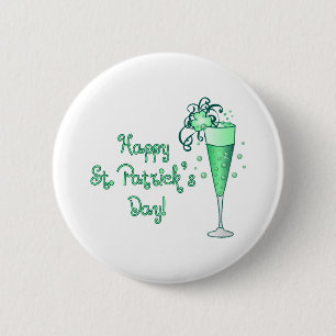Green Champagne Ronde Button 5,7 Cm