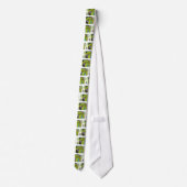 Green Cheek Conure Mannen Necktie Stropdas (Achterkant)