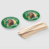 Green Cheerleader Photo High School Spirit Handwaaier (Niet-gemonteerd)