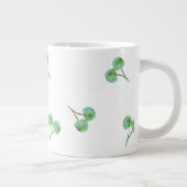 Green Cherry Pattern Extra Grote Mok (Rechts)