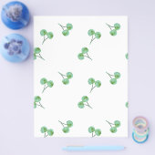 Green Cherry Pattern Flyer (Enkel)