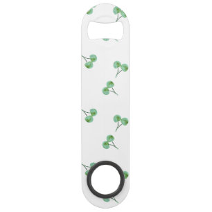 Green Cherry Pattern Speed Flessenopener