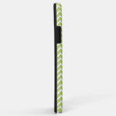 Green Chevron coque iphone personnalisé (Dos/Droite)