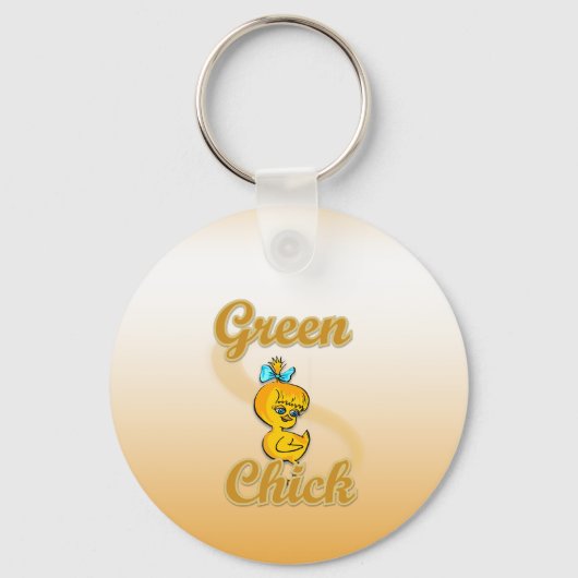 Green Chick Sleutelhanger (Voorkant)