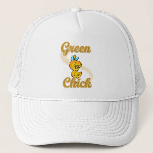 Green Chick Trucker Pet (Voorkant)