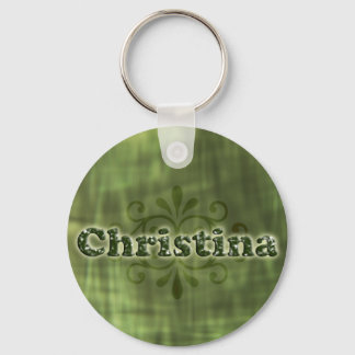 Green Christina Sleutelhanger