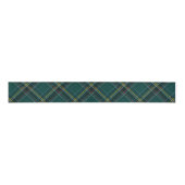 Green Christmas plaid simple classic holiday Grosgrain Lint (Voorkant)