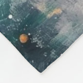 Green Christmas Trees Winter Forest Fleece Deken (Hoek)