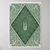 Green Cicada Poster (Voorkant)