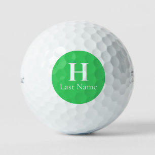 Green Circle Personalized Golf Ball (3) HAMbWG Golfballen