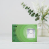 Green Circle Shades - Chubby Visitekaartje (Staand voorkant)
