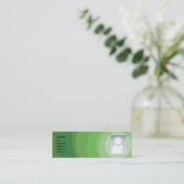 Green Circle Shades - Skinny Mini Visitekaartje (Staand voorkant)