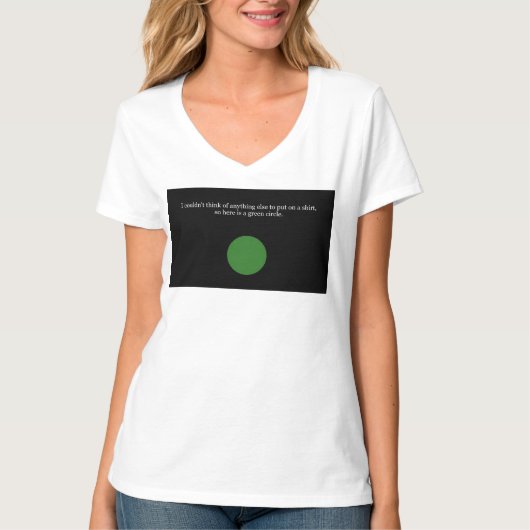 Green Circle T-shirt (Voorkant)