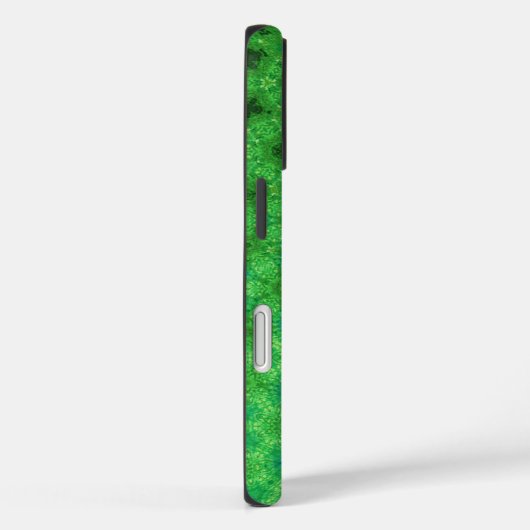Green Circular Pattern Phone Case (Achterkant / Rechts)