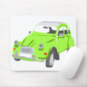 Green Citroen 2 CV Mousemat Muismat (Met muis)