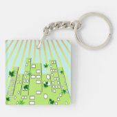 Green City Sleutelhanger (Achterkant)