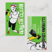 Green Clean (afspraakkaart) Afsprakenkaartje (Voorkant / Achterkant)