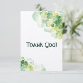 Green Clover en Butterfly Corners Bedankt (Staand voorkant)