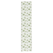  Green Clover Pattern • St. Patrick’s Day  Korte Tafelloper (Voorkant)