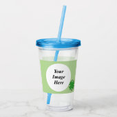 Green Clover Ribbon door Kenneth Yoncich Acryl Drinkbeker (Achterkant)