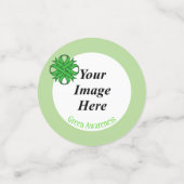 Green Clover Ribbon door Kenneth Yoncich Confetti (Kleine voorkant)