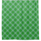 Green Clover Ribbon door Kenneth Yoncich Douchegordijn (Voorkant)