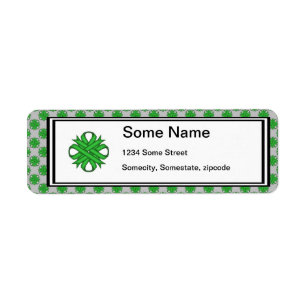 Green Clover Ribbon door Kenneth Yoncich Etiket